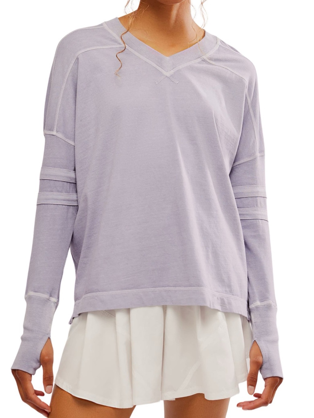 FP Movement All Star Layer Oversized T-Shirt in Trailblazer Purple Women’s Sz XL